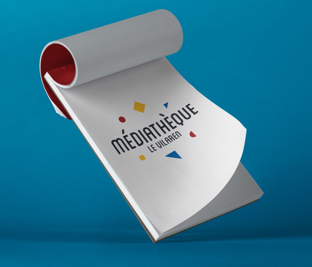 Logo et plaquette médiathèque