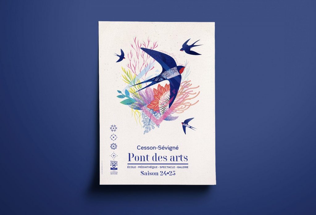 Visuel de saison générique du centre culturel Le Pont des Arts